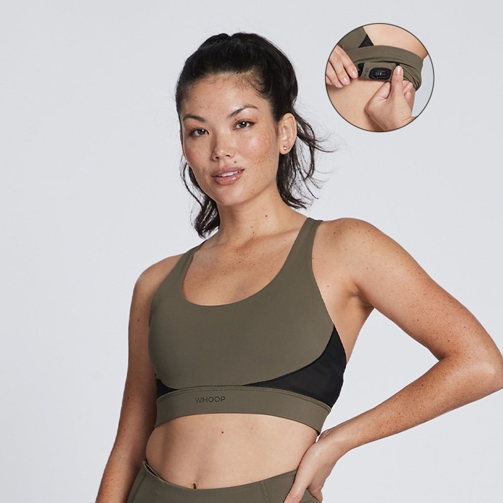 WHOOP ANY-WEAR™ SPORTS BRA | SMART APPAREL - OLIVE
